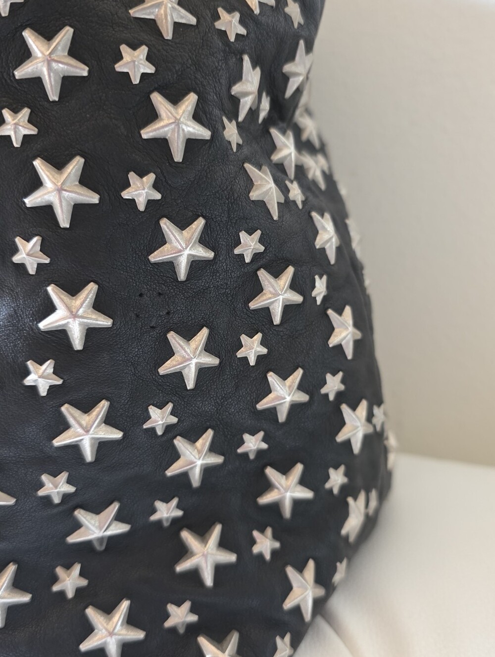 Jimmy Choo Black Studded Star Tote Bag - Picture 5 of 11